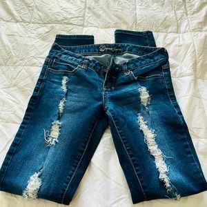 GUESS distressed jeans